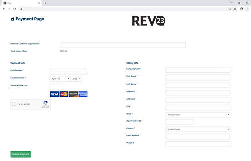 CardConnect REV23 Hosted Payment Page